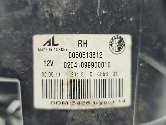 Stop aripa dreapta Alfa Romeo Giulietta (940) [Fabr 2010-2016] Hatchback Sport 0050513612