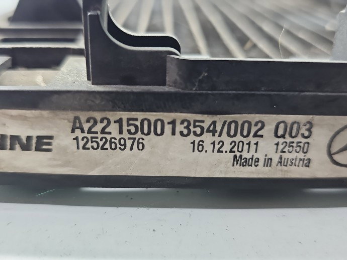 Radiator clima / AC Mercedes Clasa S (W221) [Fabr 2005-2013] A2215001354 3.0 CDI 642862 190KW / 258CP