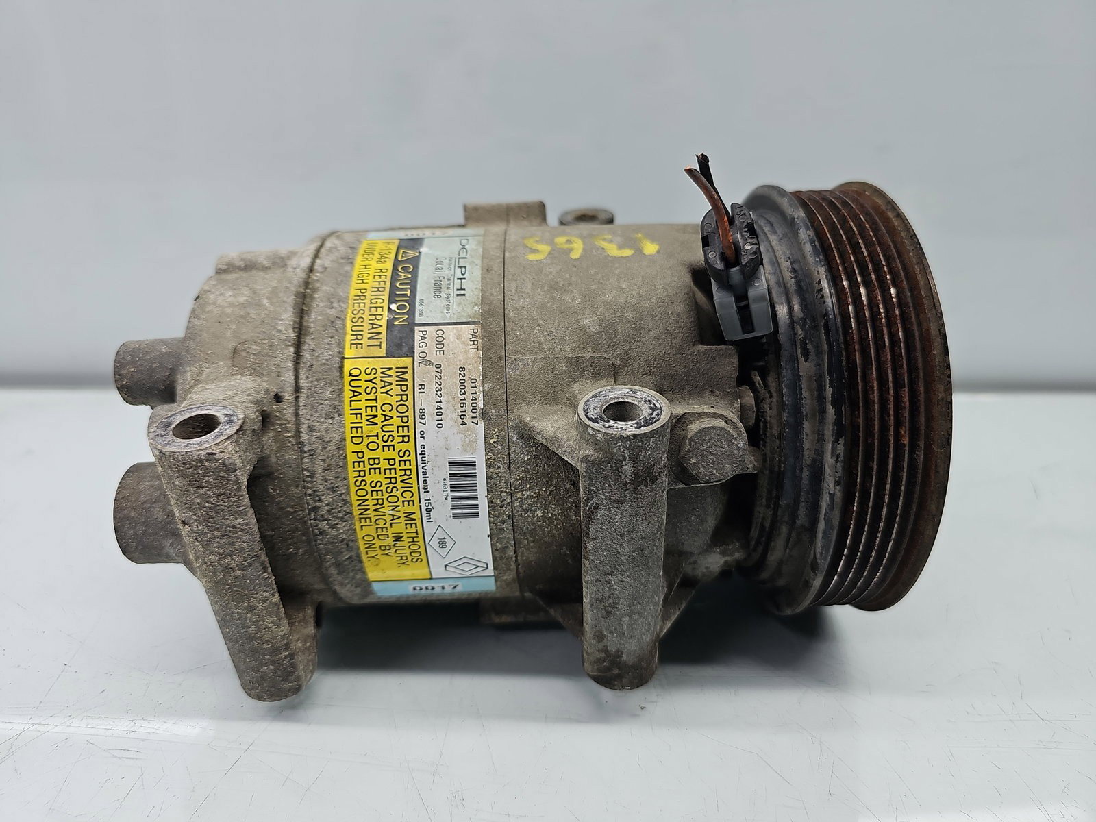 Compresor clima Renault Megane 3 [Fabr 2008-2015] 8200316164 1.6 B K4M-760 83KW / 113CP