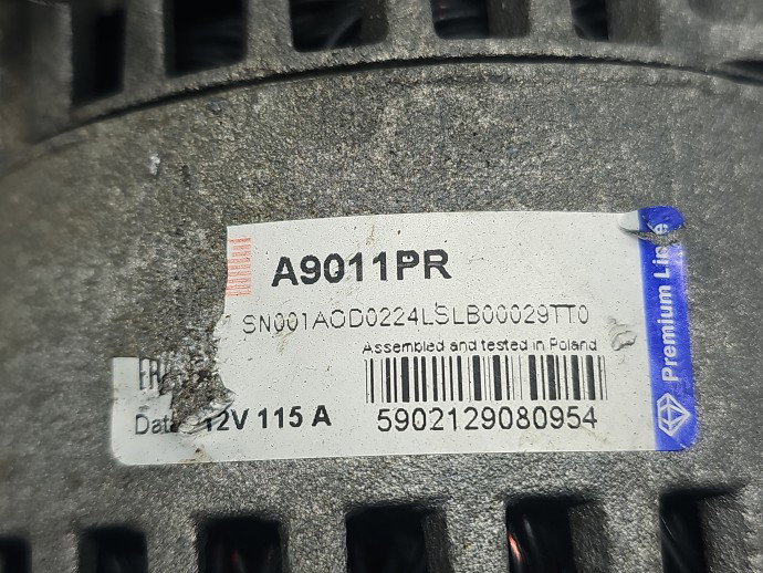 Alternator Ford Mondeo 3 (B5Y) [Fabr 2000-2007] OEM 2.0 TDCI FMBA 92KW / 125CP
