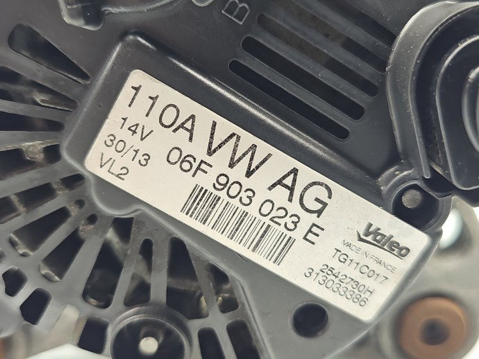 Alternator Skoda Roomster (5J) [Fabr 2006-2015] 06F903023E 1.6 TDI CAYC 77KW / 105CP