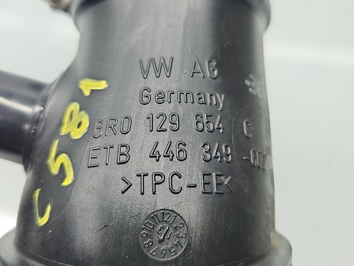Tub admisie aer Volkswagen Golf 6 (5K1) [Fabr 2009-2013] 6R0129654C 1.6 TDI CAYC 77KW / 105CP