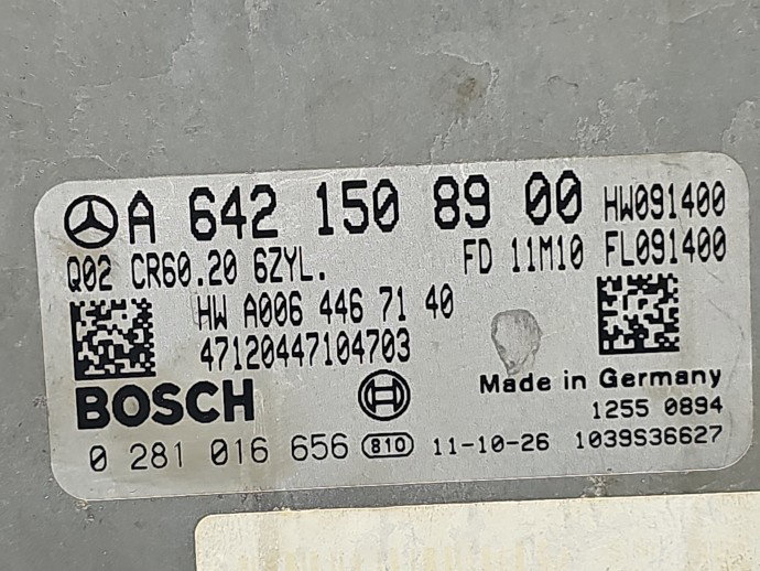 Calculator motor ECU Mercedes Clasa S (W221) [Fabr 2005-2013] A6421508900 3.0 CDI 642862 190KW / 258CP