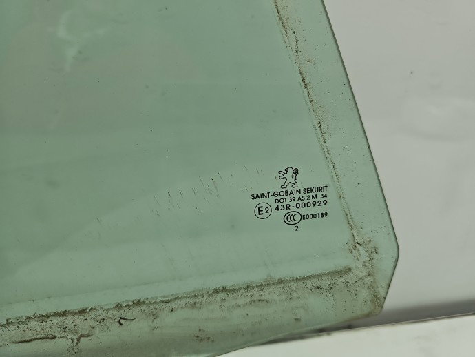 Geam usa dreapta spate PEUGEOT 508 [Fabr 2010-2018] Berlina  OEM