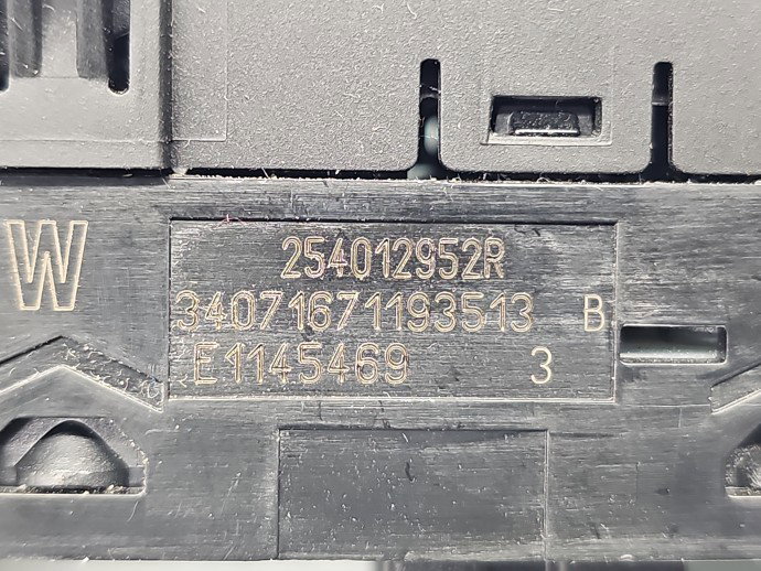 Butoane comanda geamuri sofer Renault Megane 4 [Fabr 2015-prezent] 254012952R