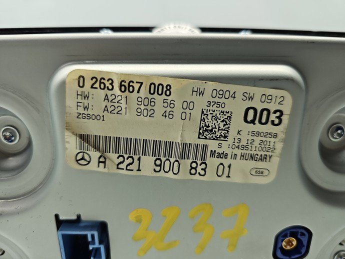 Display bord Mercedes Clasa S (W221) [Fabr 2005-2013] A2219008301