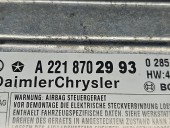 Calculator airbag Mercedes Clasa S (W221) [Fabr 2005-2013] A2218702993 3.0 CDI 642862 190KW / 258CP