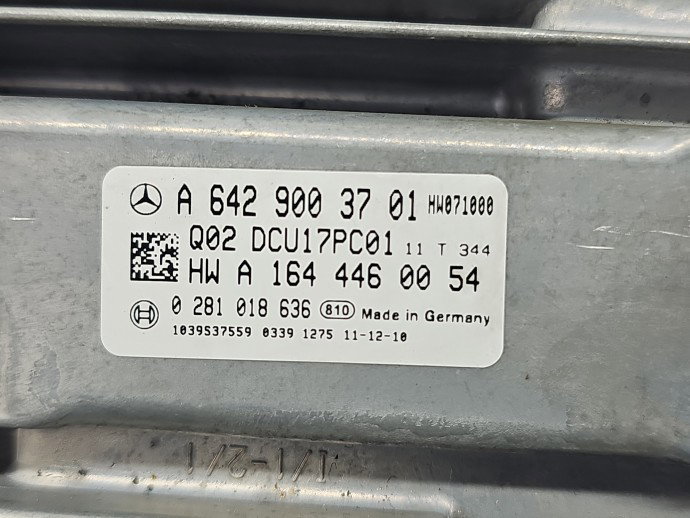 Calculator ECU Adblue Mercedes Clasa S (W221) [Fabr 2005-2013] A6429003701 3.0 CDI 642862 190KW / 258CP