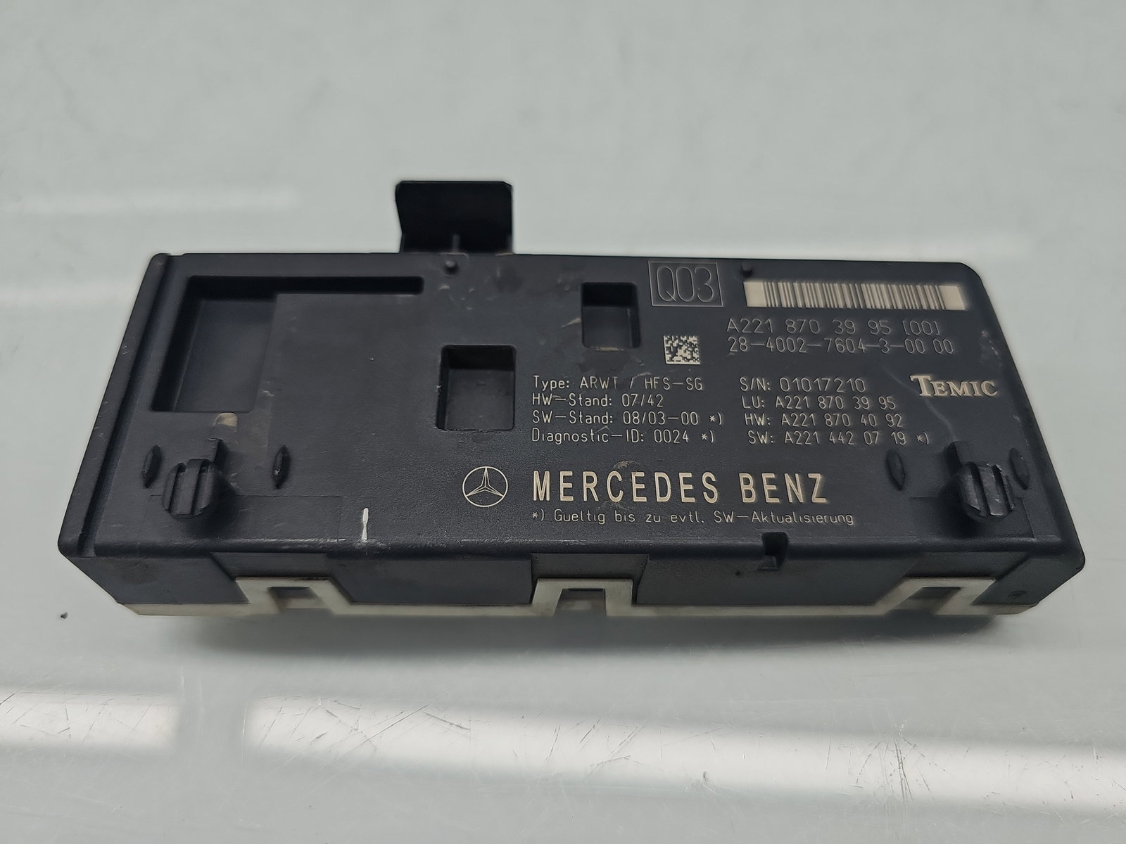 Modul confort Mercedes Clasa S (W221) [Fabr 2005-2013] A2218703995