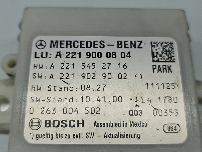 Modul confort Mercedes Clasa S (W221) [Fabr 2005-2013] A2219000804