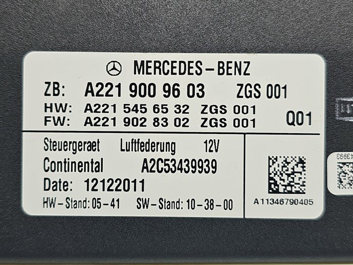 Modul confort Mercedes Clasa S (W221) [Fabr 2005-2013] A2219009603