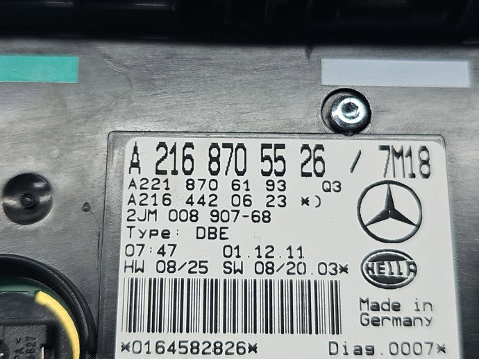 Plafoniera fata Mercedes Clasa S (W221) [Fabr 2005-2013] Berlina  A2168705526