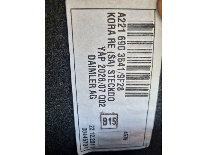 Mocheta portbagaj Mercedes Clasa S (W221) [Fabr 2005-2013] A2216903641