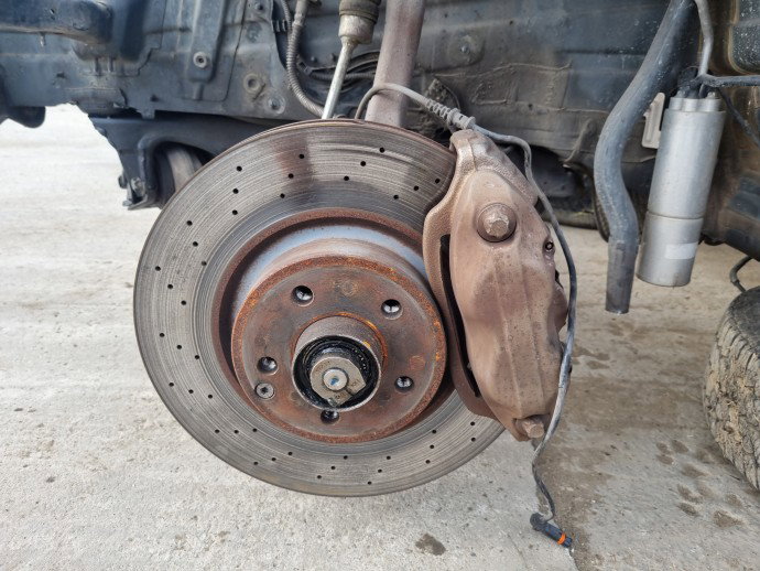 Etrier stanga fata Mercedes Clasa S (W221) [Fabr 2005-2013] OEM
