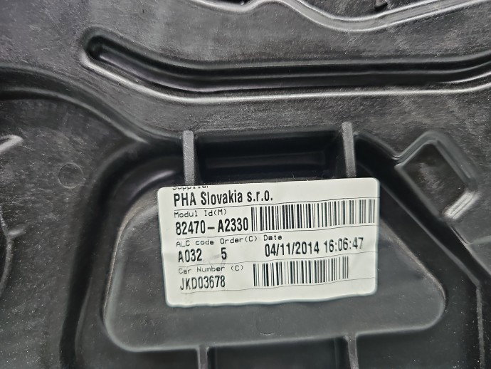 Macara electrica geam stanga fata KIA Ceed (JD) [Fabr 2012-2018] Sedan 82470-A2330