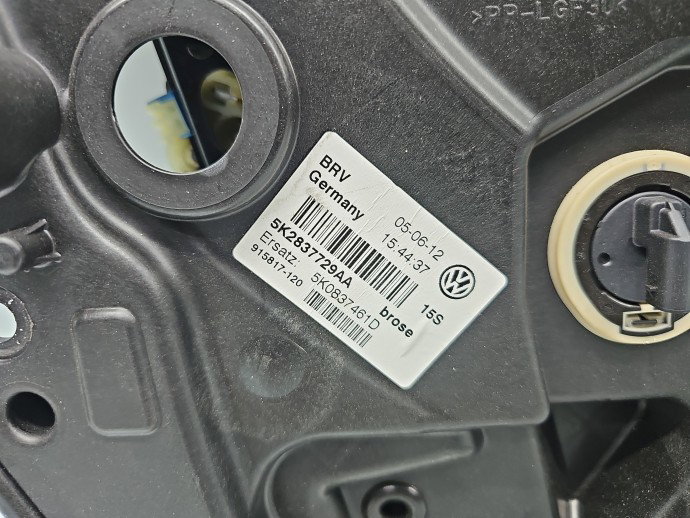 Macara electrica geam stanga fata Volkswagen Golf 6 (5K1) [Fabr 2009-2013] Hatchback 5K2837729AA
