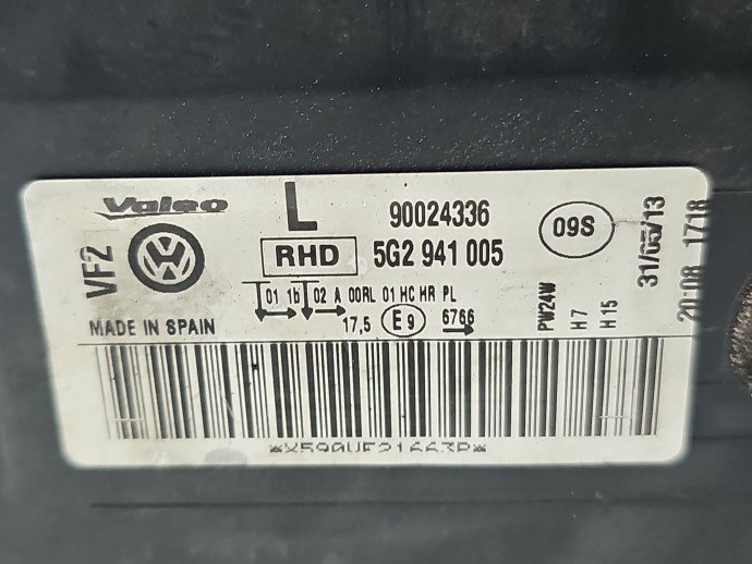 Far stanga Volkswagen Golf 7 (5G) [Fabr 2014-prezent] Hatchback 5G2941005