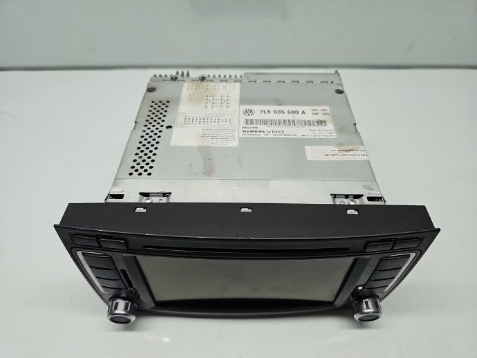Radio CD cu navigatie Volkswagen Touareg (7LA, 7L6) [Fabr 2003-2010] 7L6035680A
