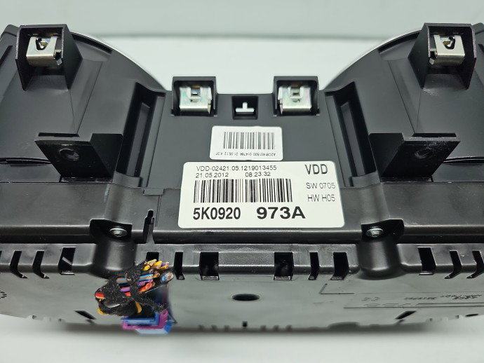 Ceas bord Volkswagen Golf 6 (5K1) [Fabr 2009-2013] 5K0920973A
