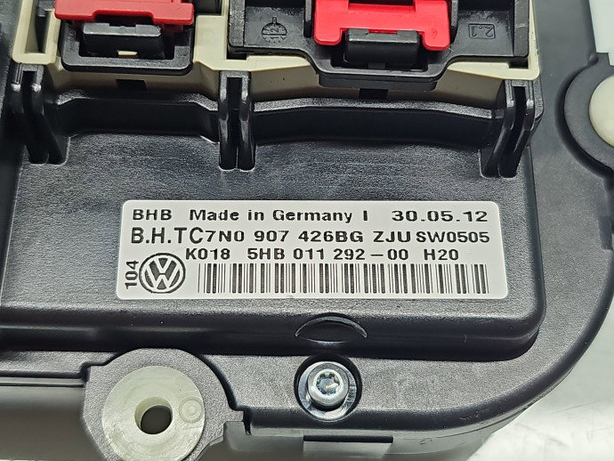 Panou comanda clima Volkswagen Golf 6 (5K1) [Fabr 2009-2013] 7N0907426BG