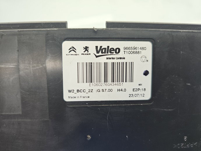 Modul confort PEUGEOT 508 [Fabr 2010-2018] 9665961480