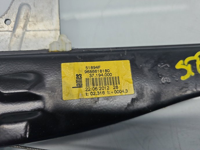 Macara electrica geam stanga fata PEUGEOT 508 [Fabr 2010-2018] Berlina 9686618180