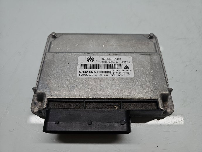 Calculator motor ECU Volkswagen Touareg (7LA, 7L6) [Fabr 2003-2010] 0AD927755BG 3.0 TDI BKS 165KW / 224CP