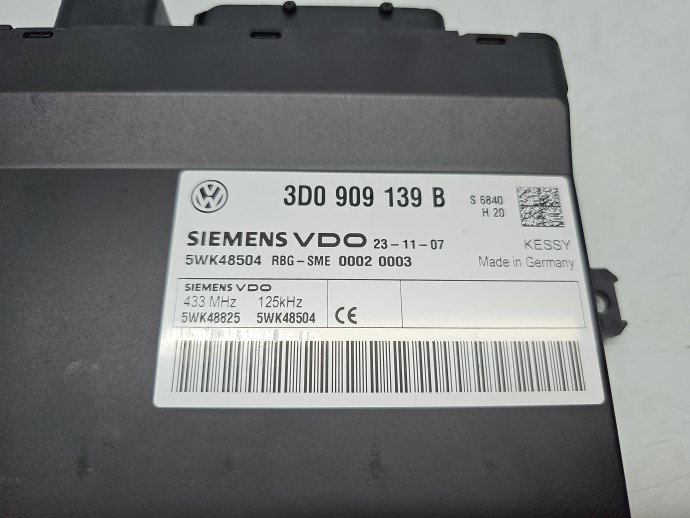Modul confort Volkswagen Touareg (7LA, 7L6) [Fabr 2003-2010] 3D0909139B