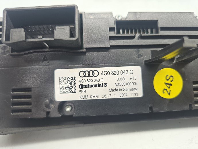 Panou comanda clima AUDI A6 (4G2, C7) [Fabr 2012-2017] 4G0820043G
