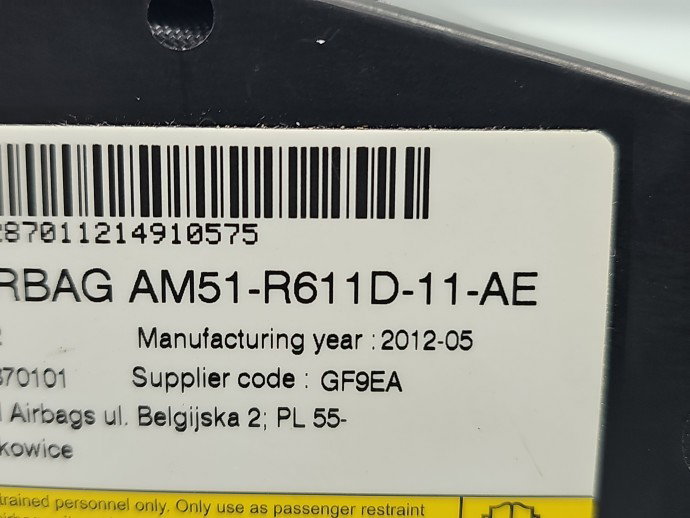 Airbag lateral stanga Ford C-Max 2 [Fabr 2010-2015] AM51-R611D-11-AE