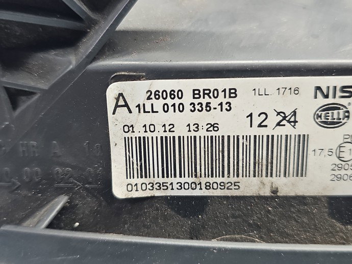 Far stanga Nissan Qashqai [Fabr 2007-2014] Hatchback Facelift 26060-BR01B