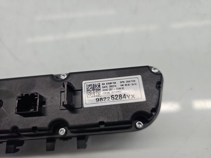 Panou comanda clima Opel Crossland X [Fabr 2017-2020] 98226284YX