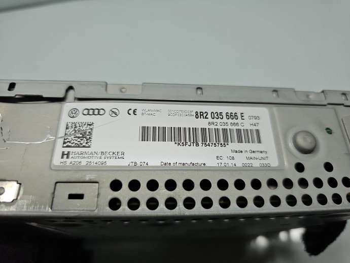 Unitate multimedia AUDI A4 (8K2, B8) [Fabr 2008-2015] 8R2035666E