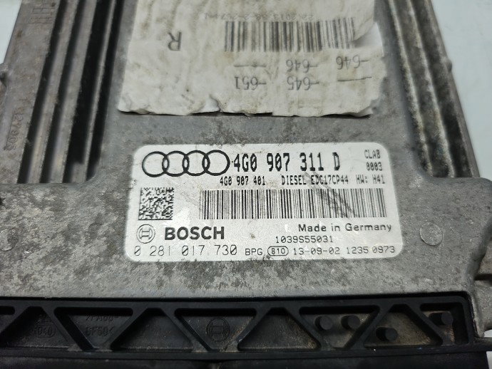 Calculator motor ECU AUDI A6 (4G2, C7) [Fabr 2012-2017] 4G0907311D 3.0 TDI CLAB 150KW / 204CP