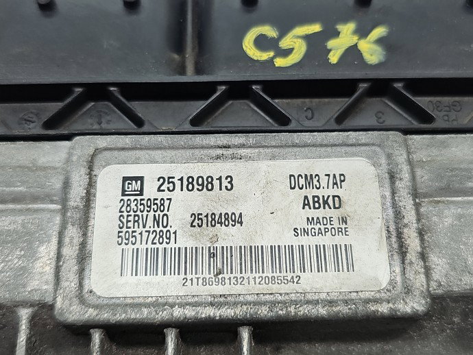 Calculator motor ECU Opel Antara [Fabr 2006-2017] 25189813 2.2 CDTI A22DM 135KW / 184CP1P