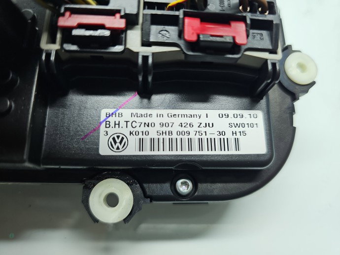 Panou comanda clima Volkswagen Touran (1T3) [Fabr 2010-2015] 7N0907426ZJ