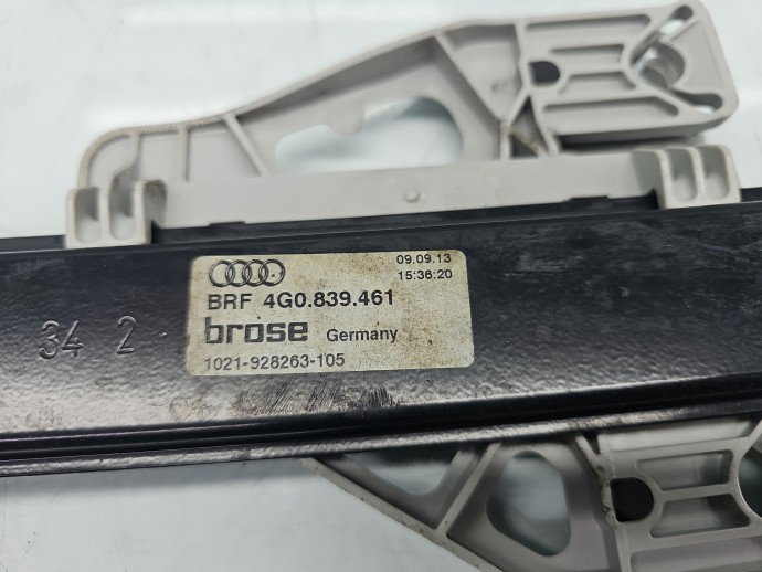 Macara electrica geam stanga spate AUDI A6 (4G2, C7) [Fabr 2012-2017] Sedan Quattro 4G0839461