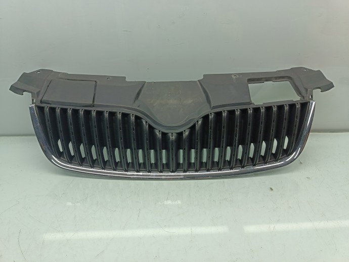 Grila bara fata Skoda Fabia 2 (5J, 542) [Fabr 2007-2014] Hatchback 5J0853668A