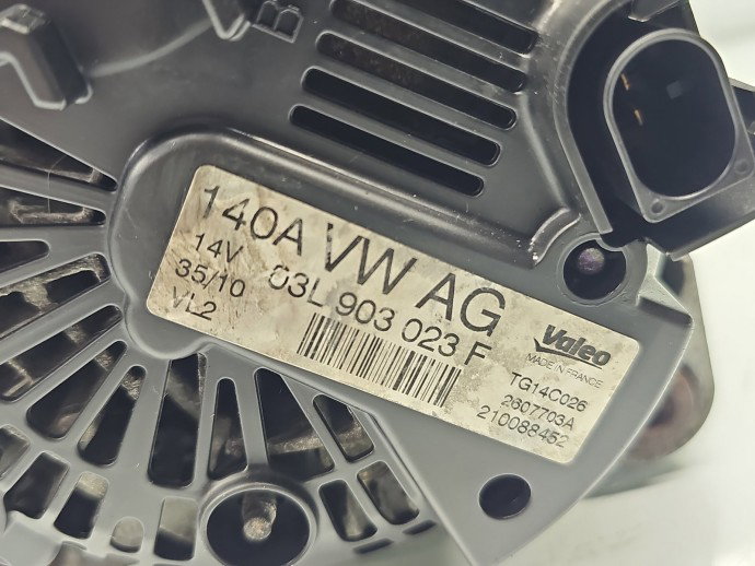 Alternator Volkswagen Tiguan (5N) [Fabr 2007-2016] 03L903023F 2.0 TDI CEGA 125KW / 170CP