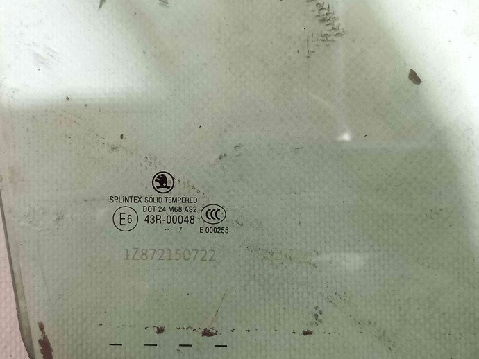 Geam usa dreapta spate OEM Skoda Octavia 2 (1Z3) [Fabr 2004-2013] 1.9 BXE