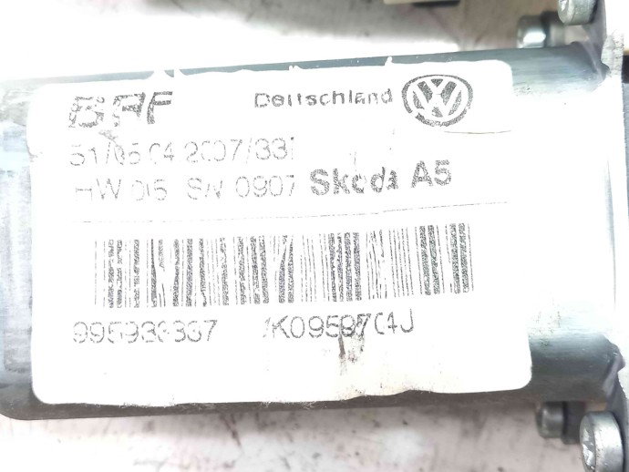 Motoras geam dreapta spate 1K0959704J Skoda Octavia 2 (1Z3) [Fabr 2004-2013] 1.9 BXE