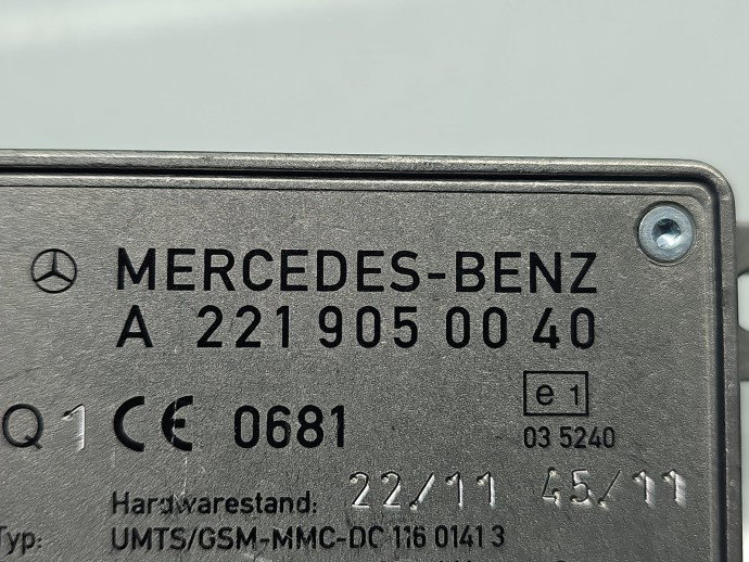 Modul confort Mercedes Clasa C T-Model (S204) [Fabr 2007-2014] A2219050040