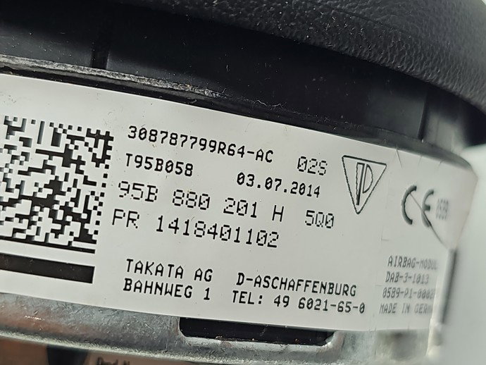 Airbag volan PORSCHE Macan [Fabr 2014-2017] 95B880201H