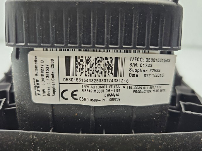 Airbag volan Iveco Daily III [Fabr 2014-2025] 05801561543