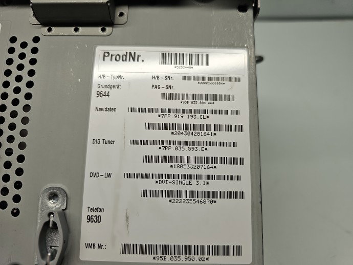 Radio CD cu navigatie PORSCHE Macan [Fabr 2014-2017] 7PP919193CL