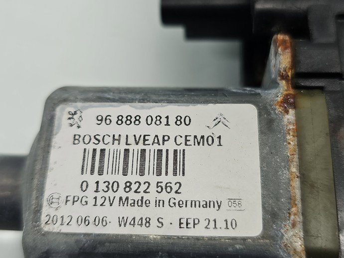 Motoras geam dreapta fata PEUGEOT 508 [Fabr 2010-2018] Berlina 9688808180