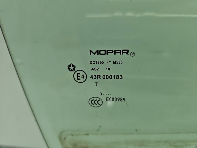Geam usa dreapta fata JEEP Patriot [Fabr 2007-2011] SUV OEM