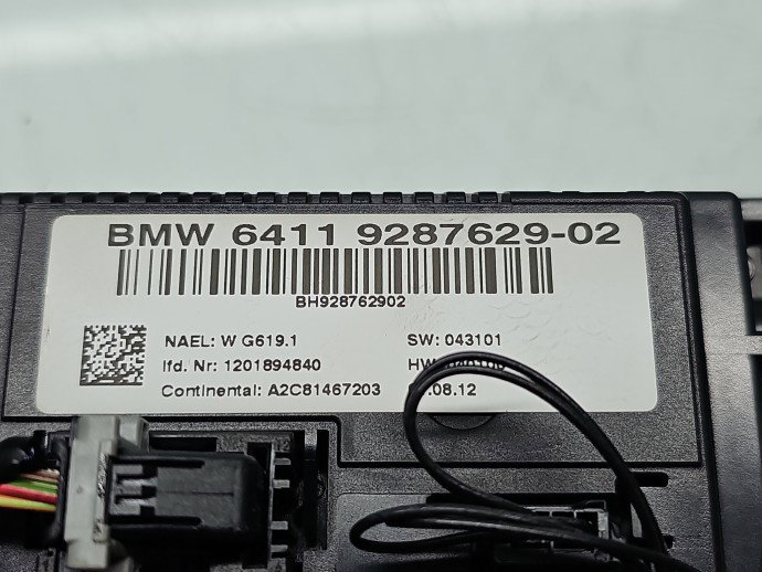 Panou comanda clima Bmw X3 (F25) [Fabr 2010-2017] 9287629-02