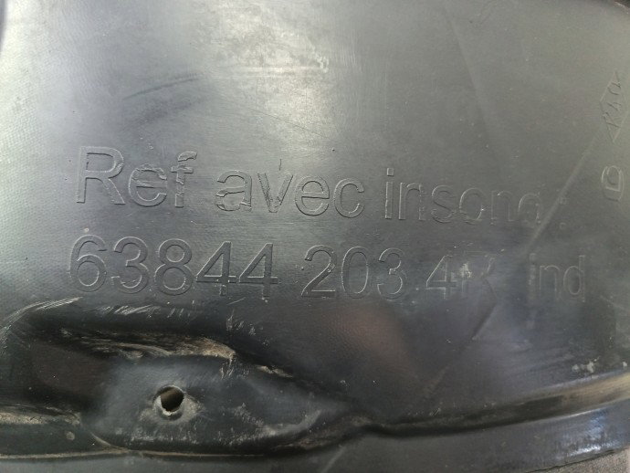 Carenaj roata dreapta fata Renault Megane 3 Combi [Fabr 2008-2015] Break 63844 203 4R