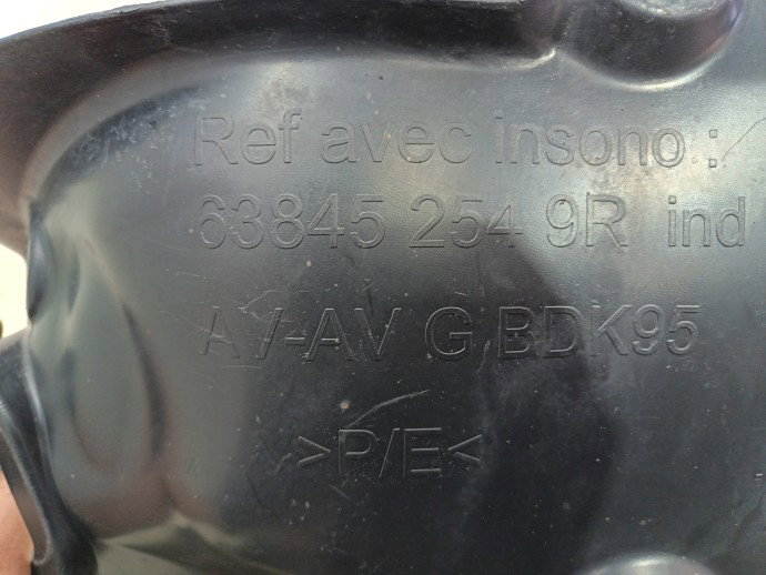 Carenaj roata stanga fata Renault Megane 3 Combi [Fabr 2008-2015] Break 63845 254 9R